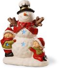 Pg11-32350 Overstock Lighted Snowman Dcor Piece 729083178221
