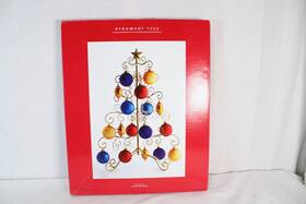 2020978 Pier 1 Imports Gold Holiday Christmas Ornament Tree 25 In Complete Box