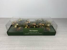 2221 Pier 1 Imports 220/2221 One Christmas Votive Candle Holder Gift Set Gold New
