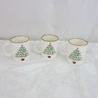 Pier One Hand Painted Dolomite Coffee Mugs Cups Oh Tannebaum