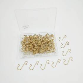 Pinkswan 727196086266 120pcs Gold Christmas Ornament Hooks S-shaped Metal Wire Xmas Tree Hangers