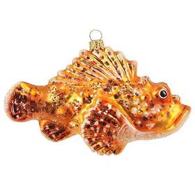 Pinnacle Peak Trading Company Ppt-002-0892 Spotted Scorpion Fish Polish Glass Christmas Tree Ornament Decoration
