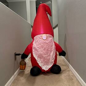 Nome-4 Place & Time 973130690301 New In Box Light Up Inflatable Christmas Height X 2-2/3 Wide