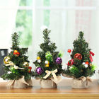 Poc739360 Mini Christmas Pine Tree Festival Party Ornaments Xmas Decor Display
