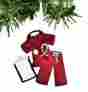 Polarx-or724-red Solarx Eyewear Personalized Christmas Ornament Scrubs Doctor Nurse Red Decorative Hanging Ornam