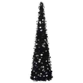 320987 Pop-up Artificial Christmas Tree Black 70.9inch Pet