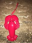 Pottery Barn Red Lobster Coastal Ornament Hard Plastic