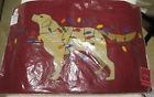 Pottery Barn Tangled Lab In Lights Christmas Lumbar Pillow Cover