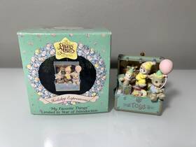 831204 Precious Moments 1992 Inch My Favorite Things Toy Box Christmas Ornament