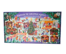 Professor Puzzle 056297250081 Through The Christmas Market Advent Calendar 1200pc Jigsaw 24 Day Set New