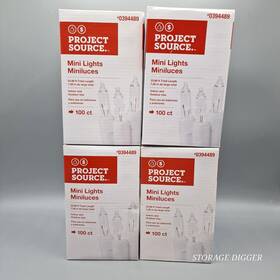 W11a0664 Project Source Lot 4 100 Ct Mini Miniluces String Lights For Christmas
