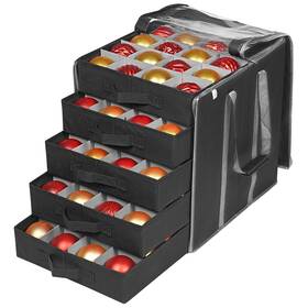 Propik 810036552653 Christmas Ornament Storage Boxes With Dividers - 5 Separate Trays