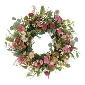 1383-w24 Puleo International Cc Christmas Decor 24 Inch Vibrant Artificial Chrysanthemum A