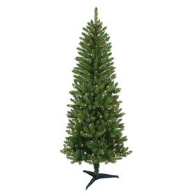 27789 Puleo International 6ft Pre-lit Green Carson Pine Christmas Tree With Lights