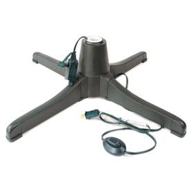 Puleo International 804606437044 Rotating Tree Stand For 7ft To 7.5ft Foot Christmas Green