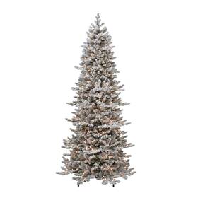 Rmddslf-75c5 Puleo International Pre-lit 7.5 Slim Royal Majestic Douglas Spruce Artificial Christmas Tree Green