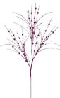 Qg164209 Vickerman Cerise Glitter Berry Spray 734205413708