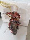 Qs93847 Design Toscano Dragon Christmas Ornament Black Coal Holiday 840798113373