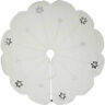 Qtx17541 Vickerman Silver Flakes Tree Skirt 734205506035