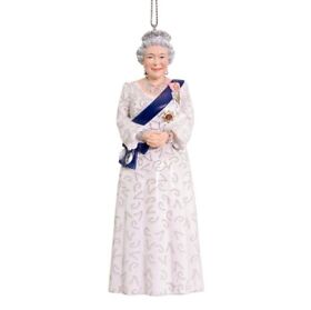 E0562 Queen Elizabeth 4.75inch Resin Christmas Tree Ornament Kurt Adler Holiday Decor New
