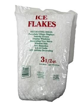 Rauch 026301326205 New Old Stock 90s 3 1/2 Quart Christmas Ice/snow Flakes For Holiday Decor