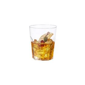Raz 048893088866 Clear Old Fashioned Cocktail 3.5 Inch Acrylic Decorative Christmas Ornament