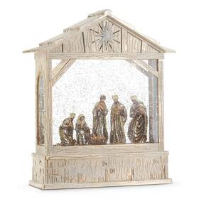 4300760 Raz Imports Nativity Musical Lighted Water Creche 10-inch Height Christmas