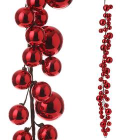 B00mn53b0g Raz Imports 4ft Red Plastic Christmas Ball Garland