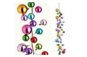 G3416336 Raz Imports - 4 Foot Multicolored Ball Christmas Garland