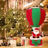 Re17162 Kinbor Inflatable Santa Hot Air Balloon Airblown Lighted 789458550571