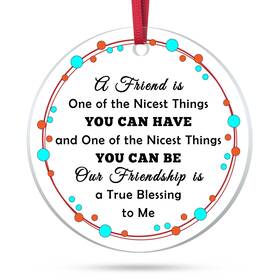 Rehykoy 795098451352 Friends Gifts For Women Christmas Ornament Friendship Men Tha