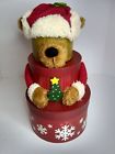 Reu5532 Unbranded Stackable Storage Christmas Bear Boxes Set Of Large Tall