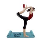 Rm244  Rudolph And Me Yoga Pose Female Brunette Personalized 845583002283