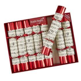 Robin Reed 853289007044 10 Inch Concerto Christmas Crackers With Musical Whistles By Set Of 8