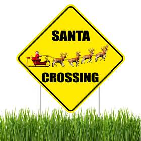 Jj2203 Rogue River Tactical Santa Sleigh Crossing Xing Merry Christmas Classic Yard