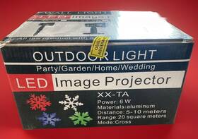Sd001-238 Rohs Led Snowflakes Image Projector Snowstorm Illusion Outdoor Light Christmas Party