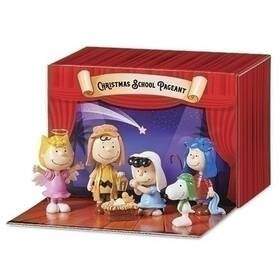 137980 Roman Inc. 3.5 Inch H 6pc Set Peanuts Pageant With Carry Box Christmas Decoration