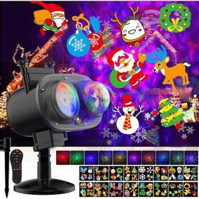 1080 Rossetta 762736102402 1920 X Christmas Projector Holiday Lights 26 Hd Effects With 50 Lumens
