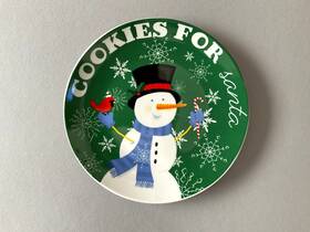 Royal Norfolk 639277926463 Ftcookies For Santaft Christmas Cookie Plate 8 Inch Diameter