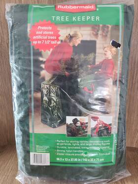 Rubbermaid 071691156376 Holiday Christmas Tree Keeper Storage Bag