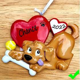 Rm883 Rudolph And Me Personalized Dog Christmas Tree Ornament Woof 2022 Puppy Holiday Keepsake Gift