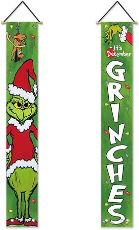 Ruigou-guolong 768494097073 Colorlife Christmas Decorations. This Is The Porch Sign For December. Hanging