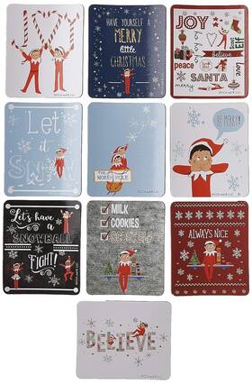 Running Press 780762464470 The Elf On Shelf 10 Magnet Set And Christmas Countdown Calendar 2022