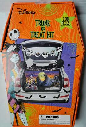 Ruz 193849034043 Trunk Or Treat Kit - Nightmare Before Christmas 200 Pc Halloween Car Decoration