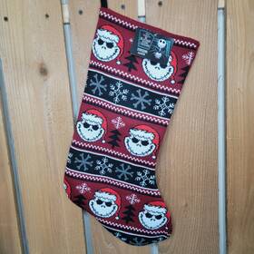 Ruz 193849079846 New The Nightmare Before Christmas 18in Fine Cable Knit Stocking