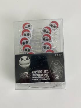 Ruz A19022 New Jack Skellington Nightmare Before Christmas Mini String Lights 7ft Led