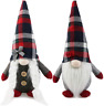 S67y41 Handmade Christmas Plush Elf Gnome Xmas Home Table Decoration Figurines