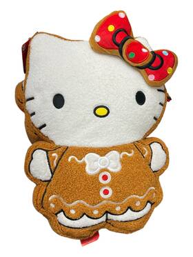 Sanrio 032281818814 Disney Hello Kitty Christmas Gingerbread Pillow New With Tags Aldi