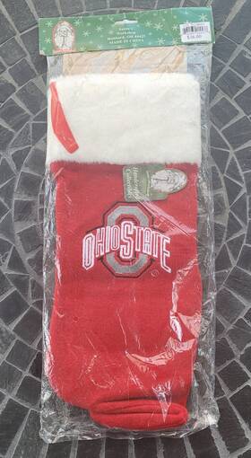 Hb005 Santas Workshop 661565014538 Ohio State University Buckeyes Christmas Stocking New