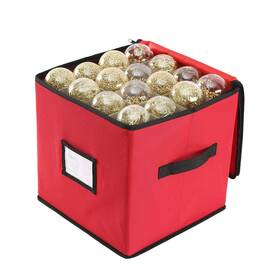 Sattiyrch 778299442541 Christmas Ornament Storage Box 600d Oxford Fabric Stores Up-to 64